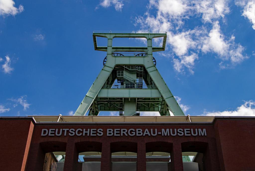 Bochum Deutschland, Förderturm Deutsches Bergbau Museum