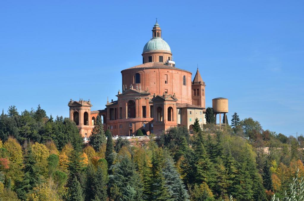 Bologna Italien, Sanctuary, Madonna, San Luca