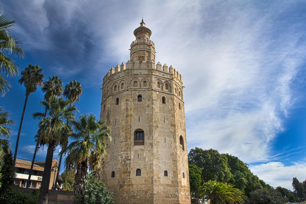 Sevilla Spanien, Tower, Gold, Seville