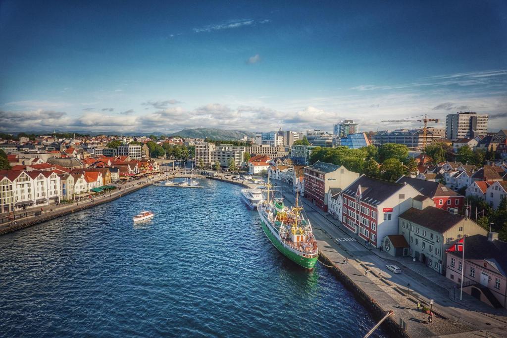 Stavanger Norwegen, City, Port