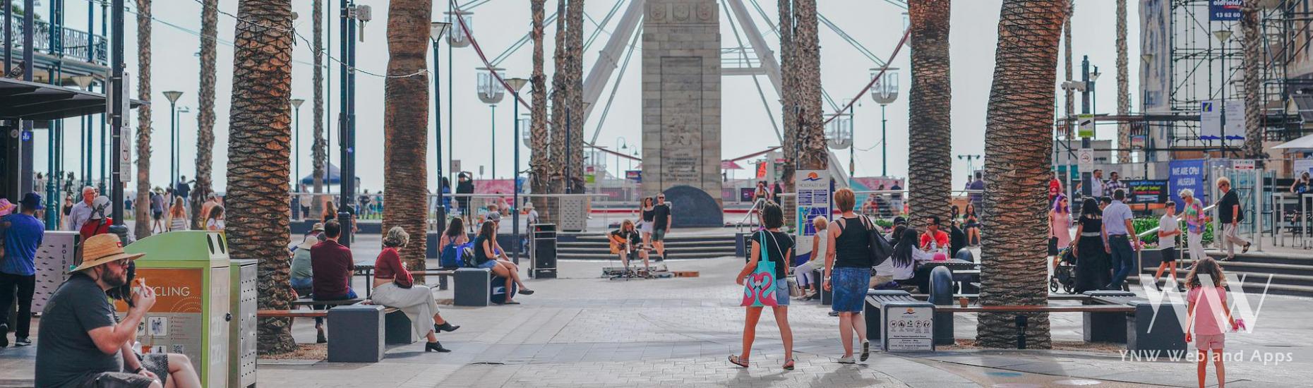 Adelaide, Promenade mit Riesenrad