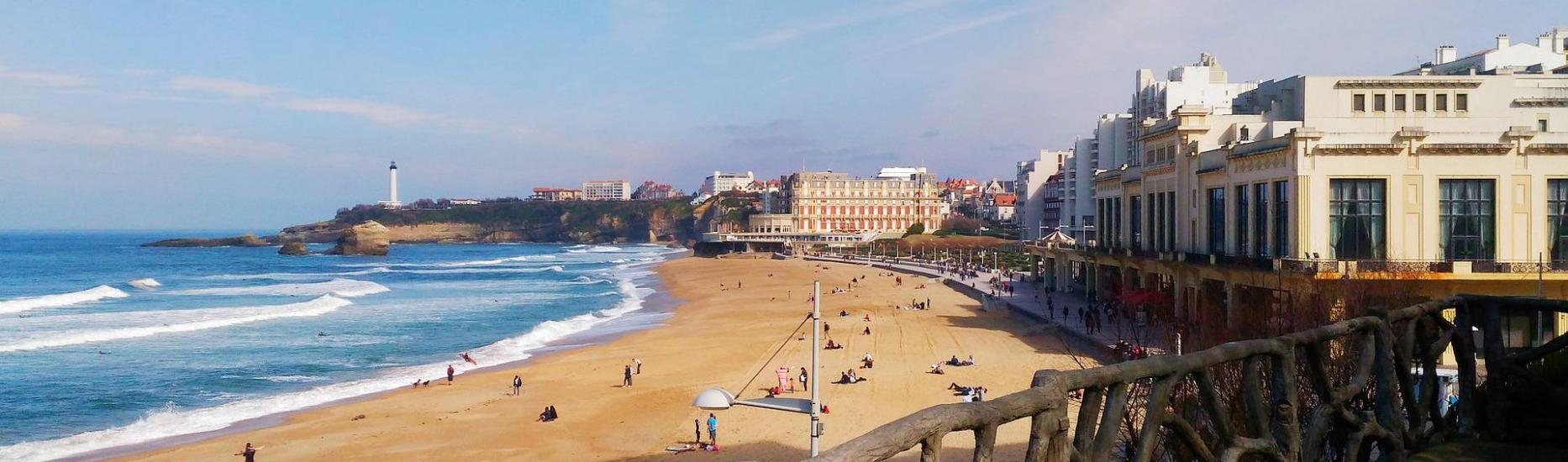 Strand von Biarritz