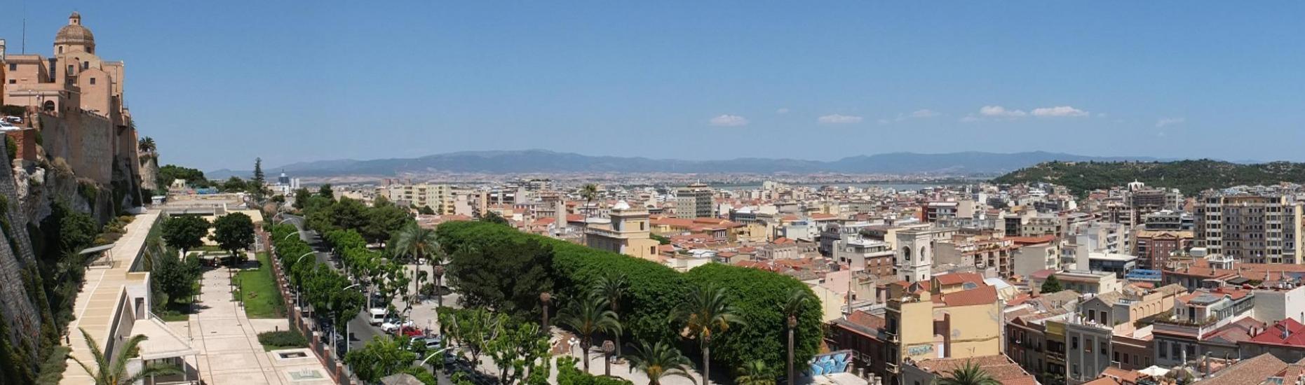 Cagliari, Skyline, Italien