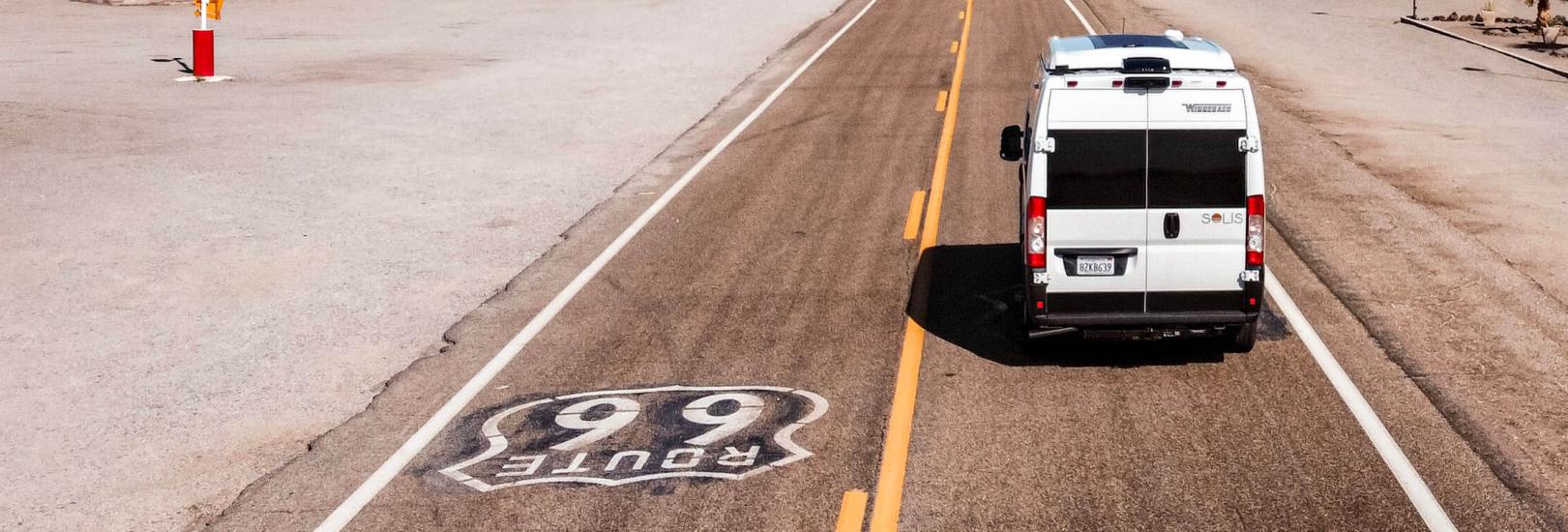Indie Campers Van auf der Route 66