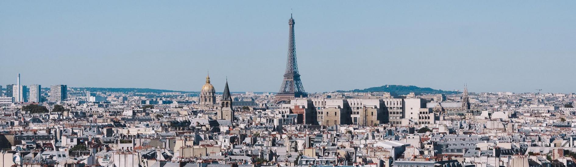 Paris Skyline mit Eifelturm