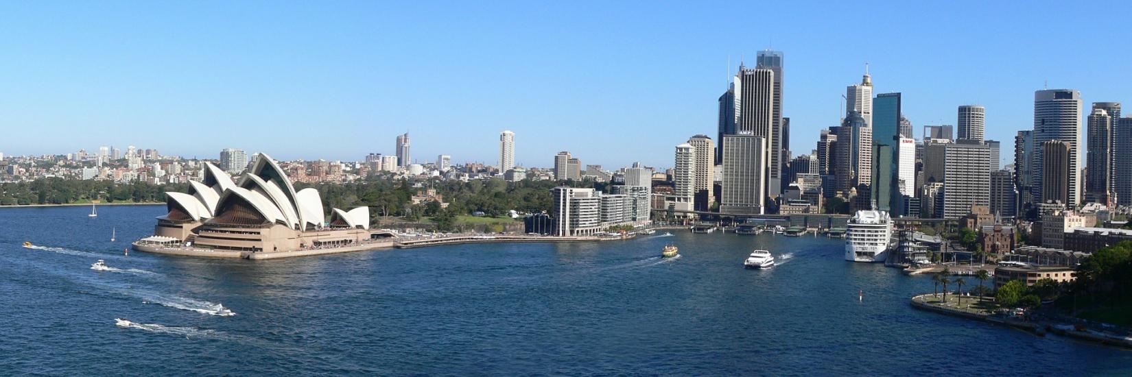 Sydney Australien, Luftaufnahme, Oper