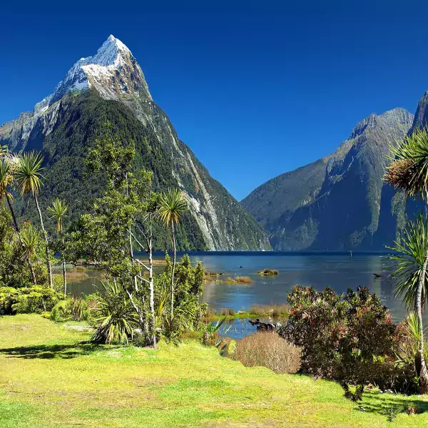 Bergsee in Neuseeland