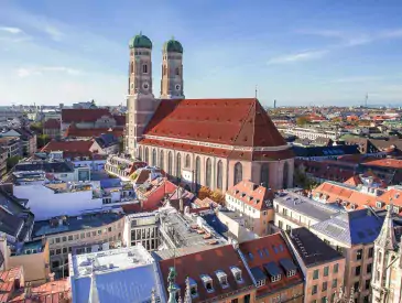 munich, woman church, bavaria