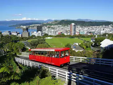 wellington, cable car, new zealand