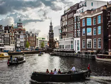 Amsterdam Niederlande, City, Canal