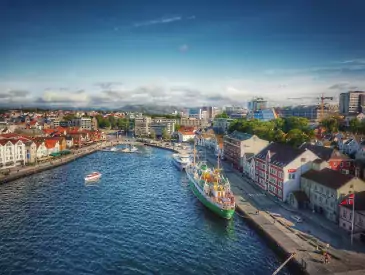 Stavanger Norwegen, City, Port