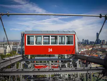 Wien Österreich, er Riesenrad, Ferris Wheel, Prater