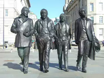 Liverpool Vereinigtes Königreich, Beatles, , Statue