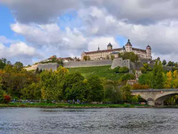 Würzburg Deutschland, Castle, Fortress, Castle Marienberg