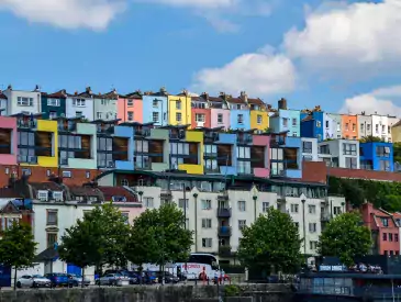 Bristol Vereinigtes Königreich, Houses, Colour, Colourful