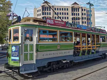 Christchurch Neuseeland, Tram, , Historical