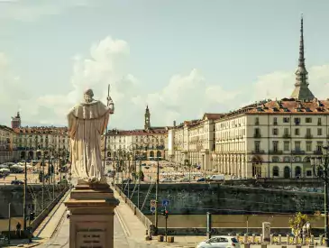 Turin Italien, Piazza Vittorio, Torino